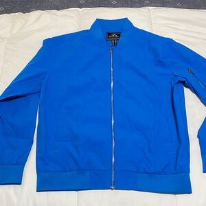 NWOT Men's Blue Bomber Jacket size medium